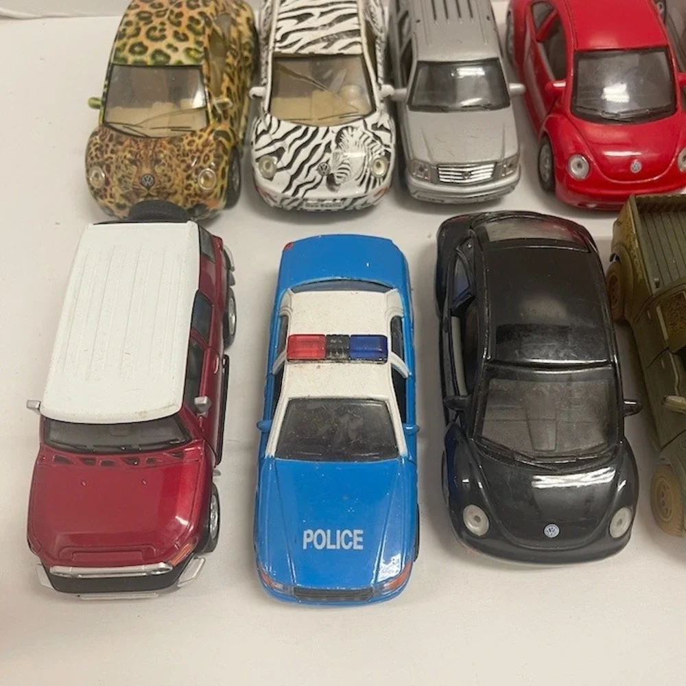 12 Vintage To Modern 4 to 5 Inch Die Cast Vehicles 2002-2011